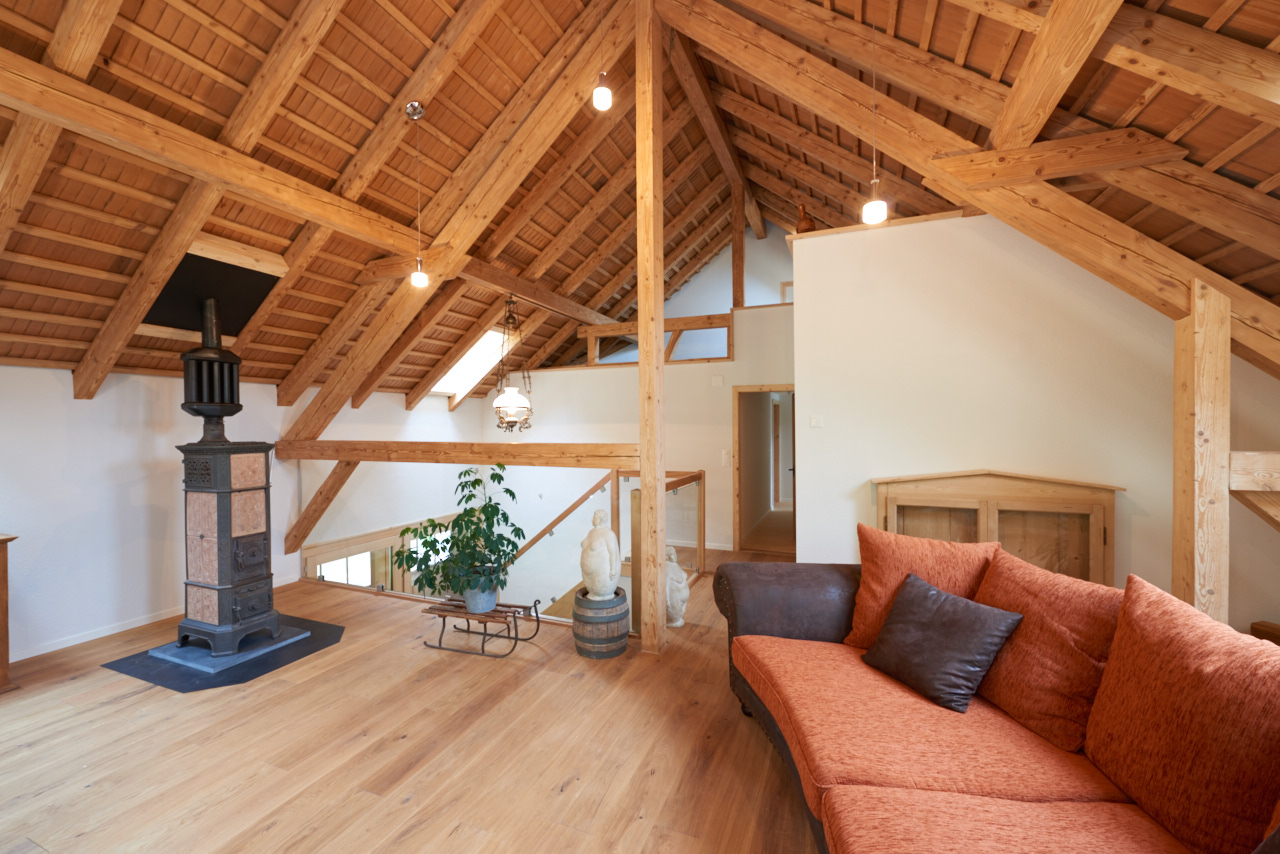 Innenarchitektur aus Holz in Wolfhalden